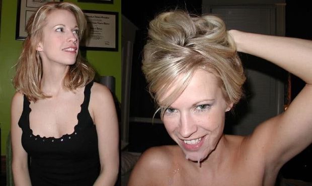 Amateur Blonde Facial