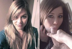 Before blowjob / after ...