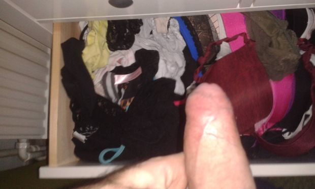 My dick and the panties of my boss and her daughter