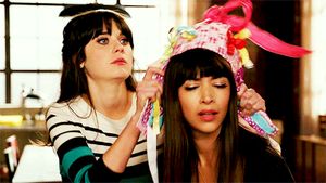Hannah Simone -8/80 -5'7'' and Zooey Dsechanel -1/80 -5'6''- Sexual Threesome...Hot Fantasy....Oral Heaven!