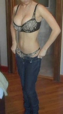 No, stay naked. You exist to fuck.