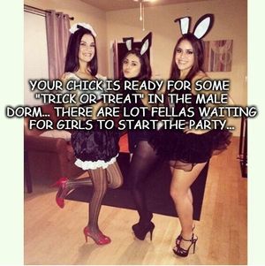 They are waiting for them... hard n' ready