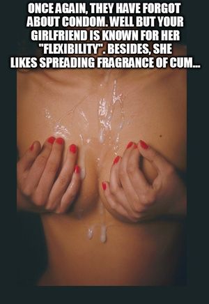 Yeah, your chick is a perv slut!