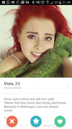 tinder ginger
