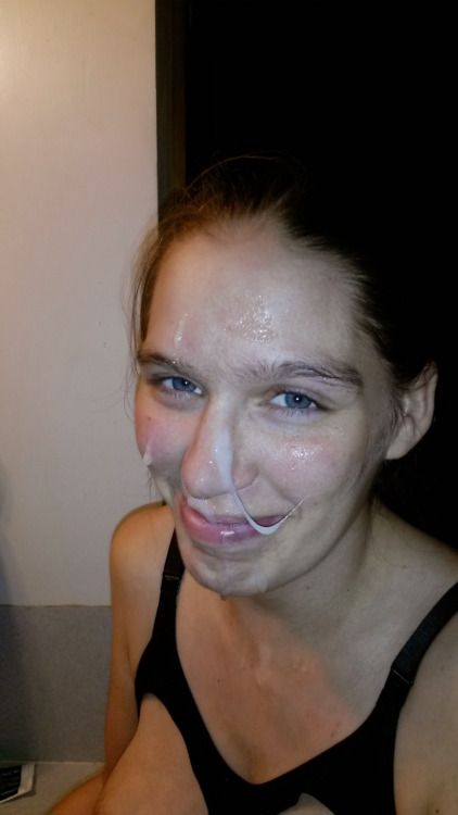 cum on her face