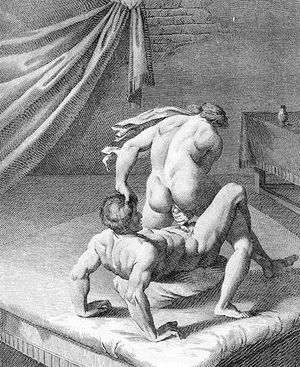 Empress Julia and a gladiator