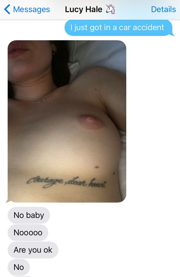 Lucy Hale -6/89 -5'2''- Memphis Actress - Latest Nude, Pretty Tit...Courage Lucy!