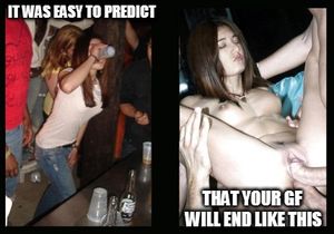 She's such an easy one... even without booze