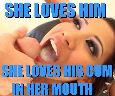 Warm cum makes her pussy wet
