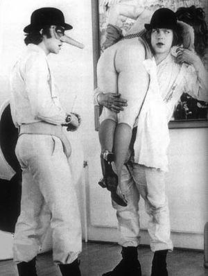 and she thinks his 'nose' is big...just wait. ("Cuck-work Orange")