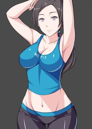 Wii Fit Trainer sexy pose