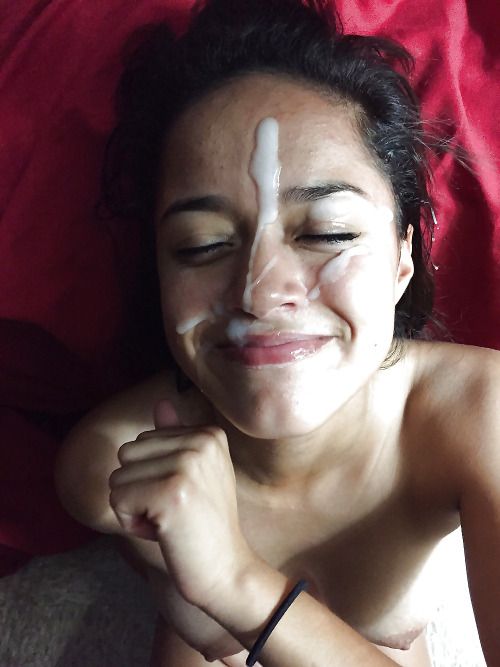 cum on face
