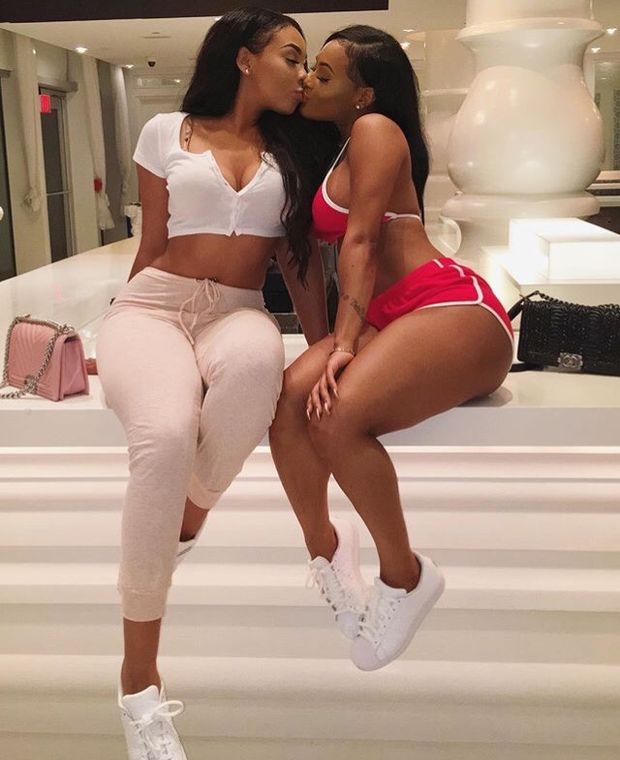two hot lesbian babes