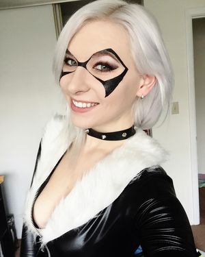 black cat cosplay