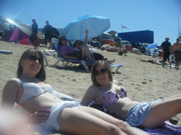 flat chested chav sluts on beach