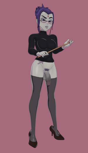 Raven Futa Teacher Cosplay