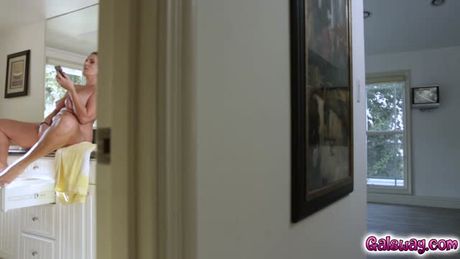 Gia Paige licking Elexis Monroes nipple