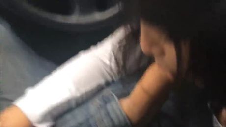 teen blowjob in the car
