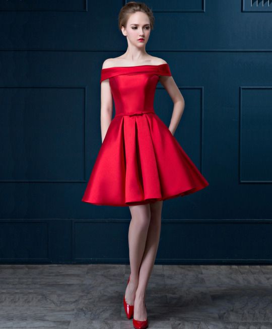 Lady in red