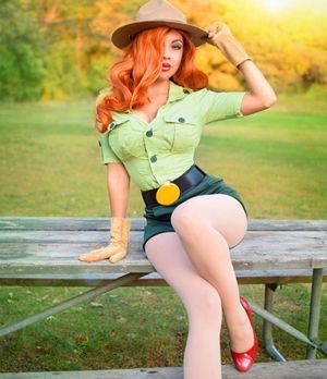 Sexy Mrs. Rabbit cosplay