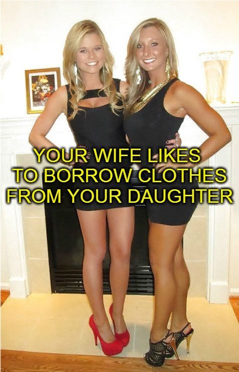 Hot mum... and hot daughter