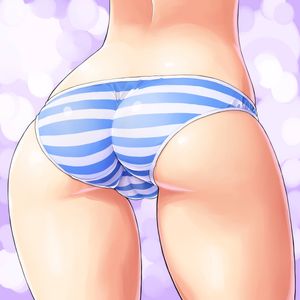 Hentai ass in panties