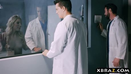Sex crazed patient gets double stuffed by two doctors