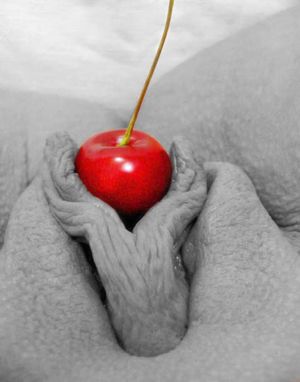 cherry as fuckhole-decoration