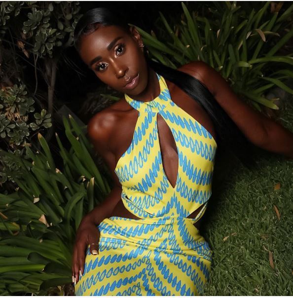 bria myles curvy ebony model