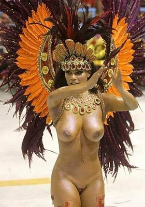 Naked carnival dance