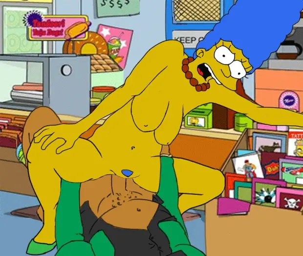 Marge and Apu