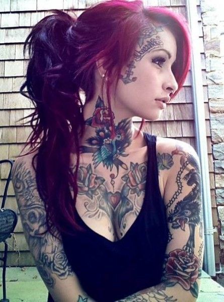 Fucking amazing tattooed little raven wants you cum hard