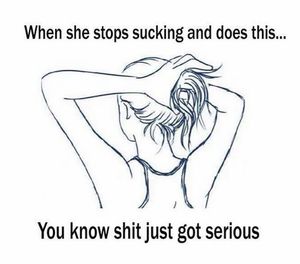 u know shes really in to it when...