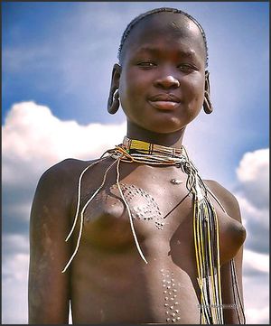 African teenager naked masai