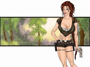 Toon Characters - Lara Croft