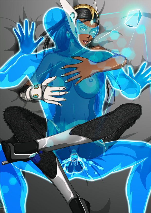 Symmetra using her skills