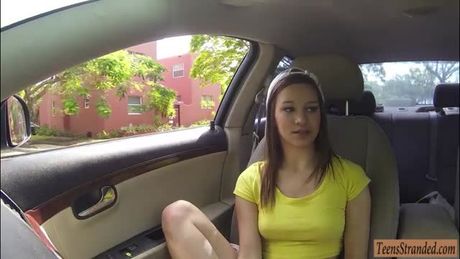 Teen cutie gets pounded in countryside