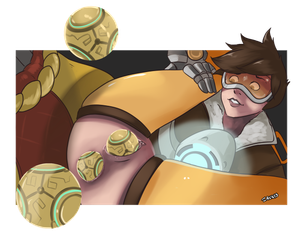 Tracer hiding Zenyatta`s balls