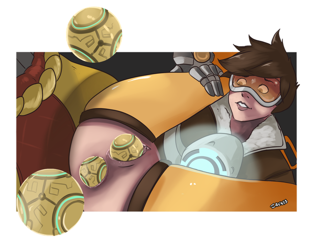 Tracer hiding Zenyatta`s balls