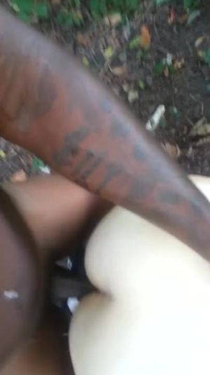 interracial sex in public