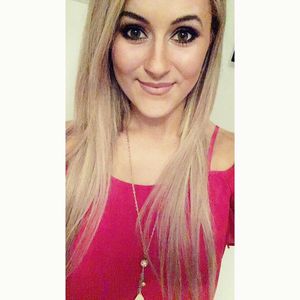 Sexy blonde with amazing eyes