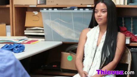 Shoplifters Bonnie And Maya Doggy Style Office