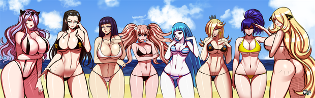 Anime and Game Bikini Gir.l.s