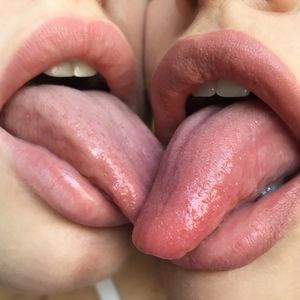 Sexy lips and tongues