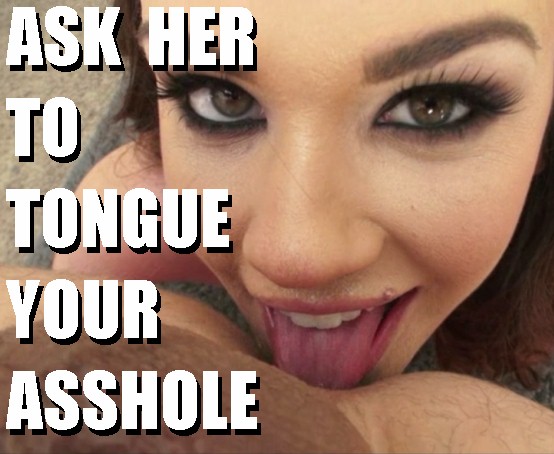 Tongue your ass