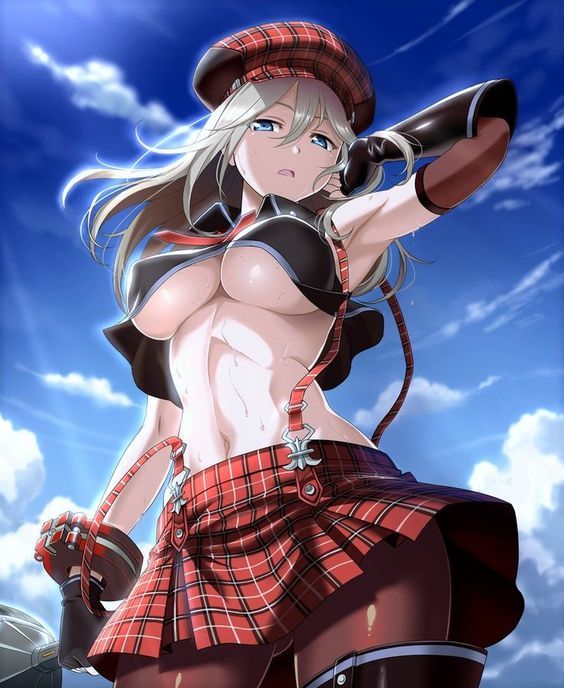 Sexy anime Underboob