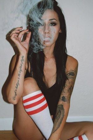 Sexy smoker