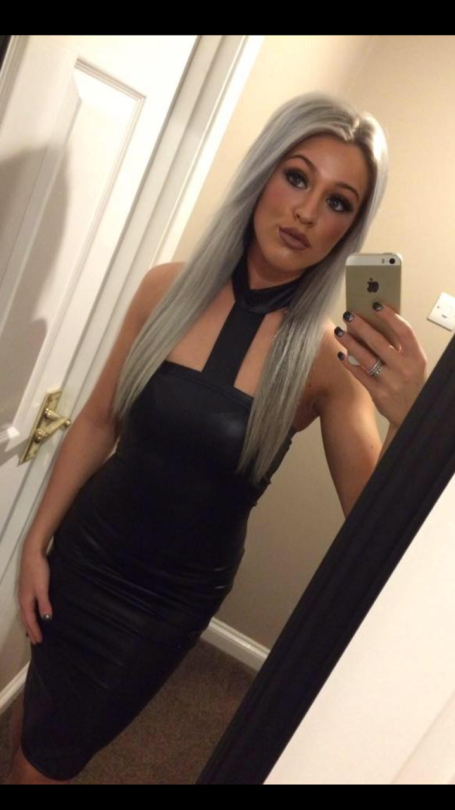 silver haired hottie