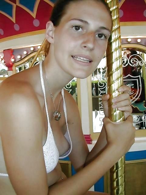 white bra nip slip