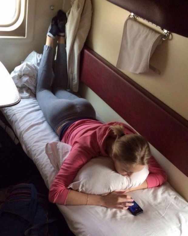Ma voisine de train